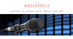 Desktop Screenshot of mediapolis.ch