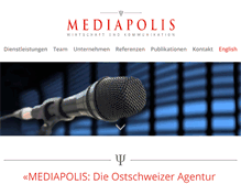 Tablet Screenshot of mediapolis.ch