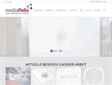 Tablet Screenshot of mediapolis.de
